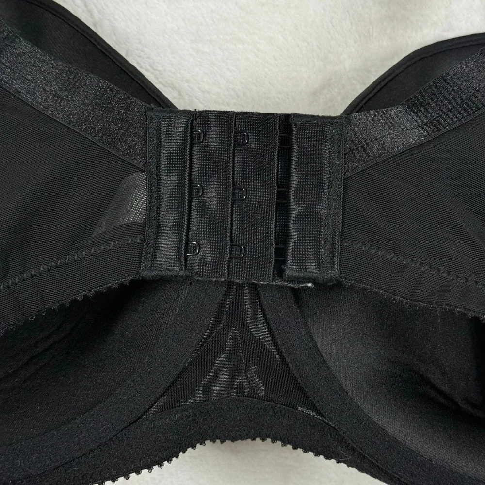 Parfait Black Lace Trim Padded Underwire T-Shirt Bra 34G 8806
